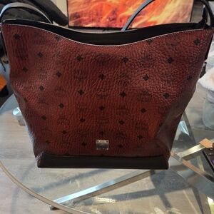MCM Red and Black Women's Bag